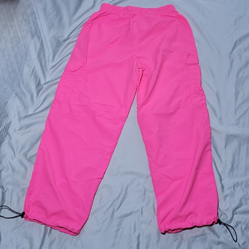 Hot Pink Cargo Pants - Picture 2 of 3